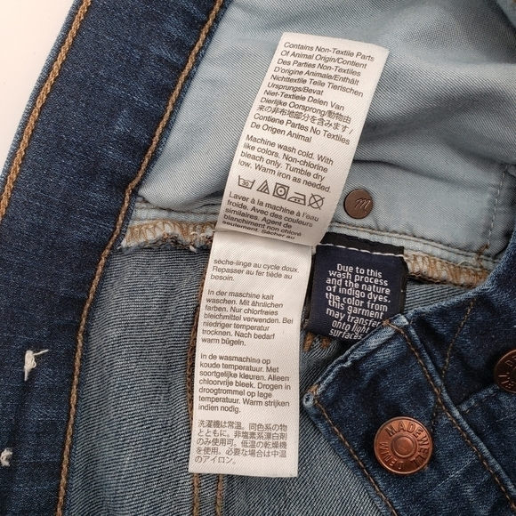 Madewell 9" Mid-Rise Skinny Jeans in Hayes Wash: Button-Front Edition, - Picture 9 of 11